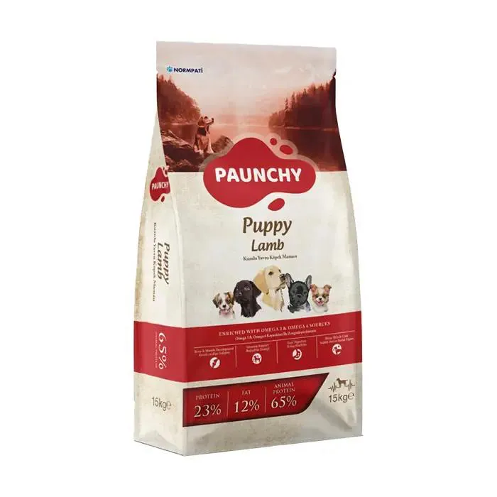 Paunchy Kuzu Etli Yavru Köpek Maması 15 Kg