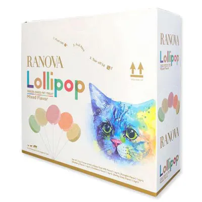 Ranova Karışık Lezzetli Kedi Ödülü Lolipop 1.4 Gr – 15 Li Paket