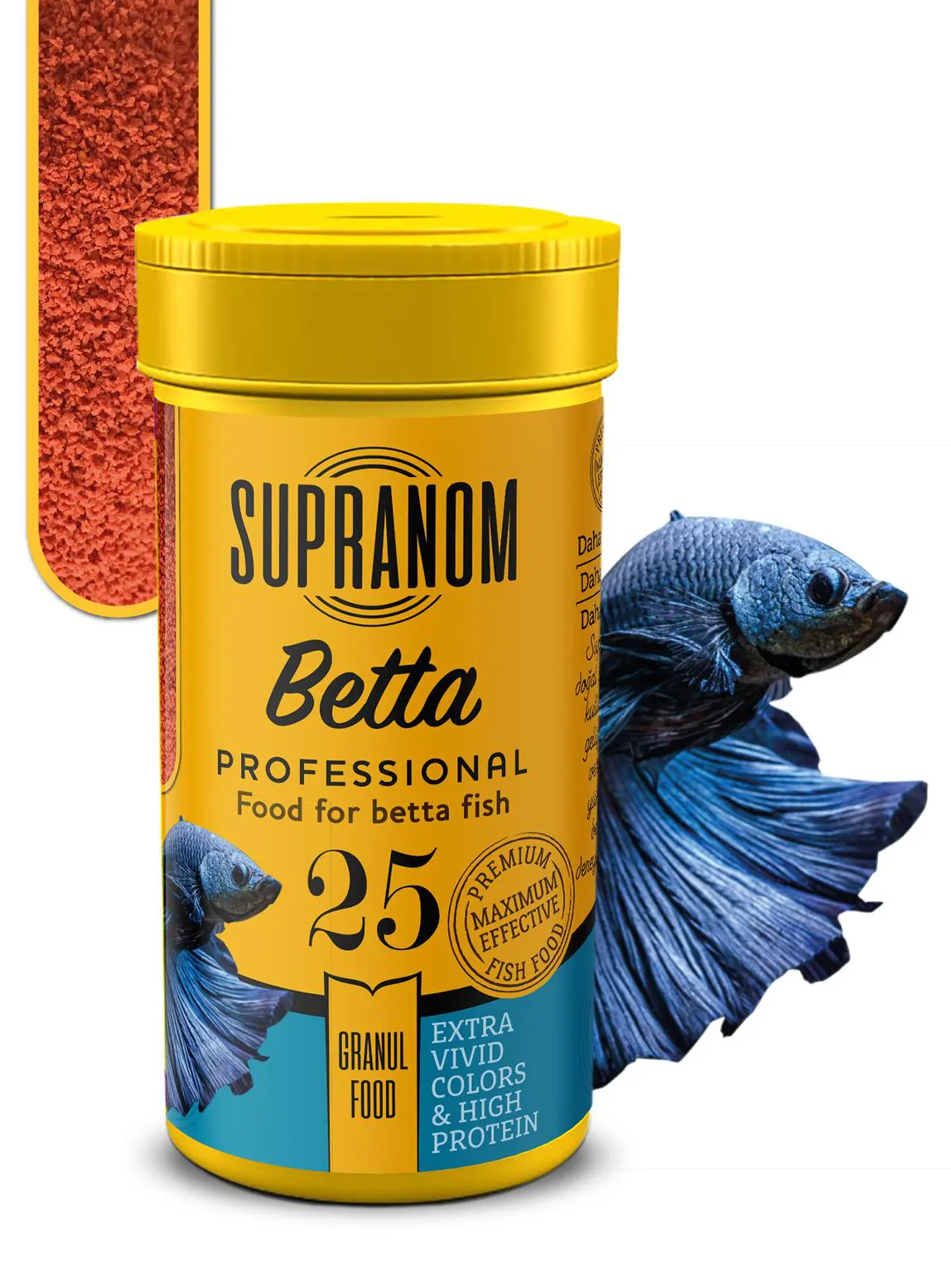 Supranom Beta balık yemi granul food 100ml (25)