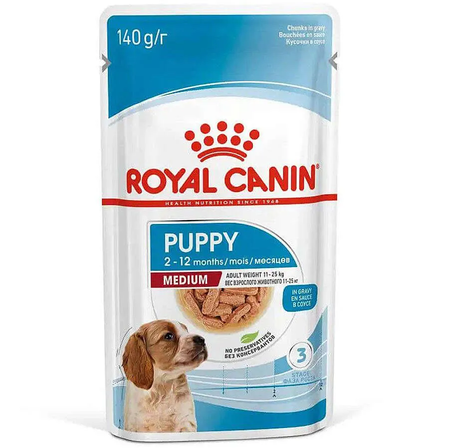 Royal Canin Medium Puppy Gravy Köpek Yaş Maması 140 Gr