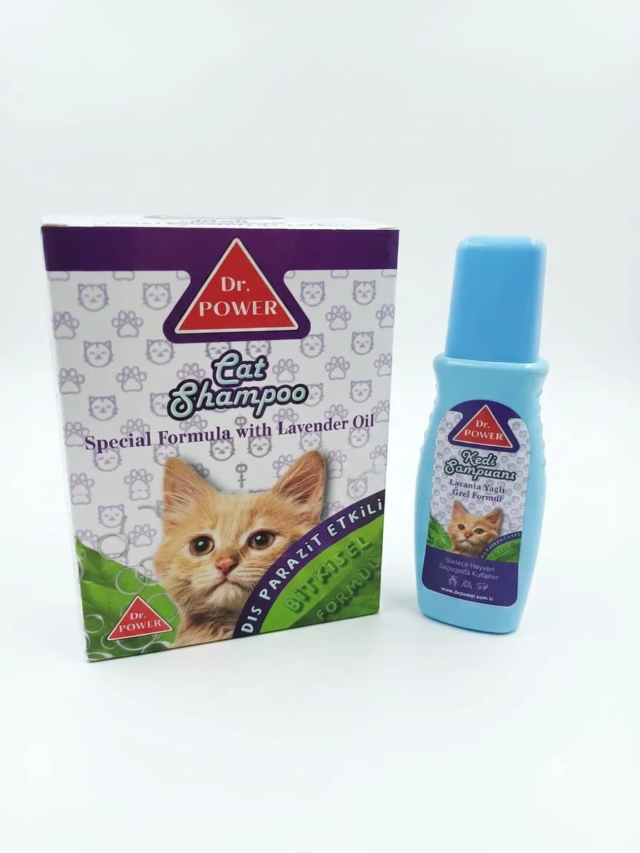 Dr. Power Kedi Şampuanı Lavanta Yağlı Dış Parazit Etkili 250 Ml